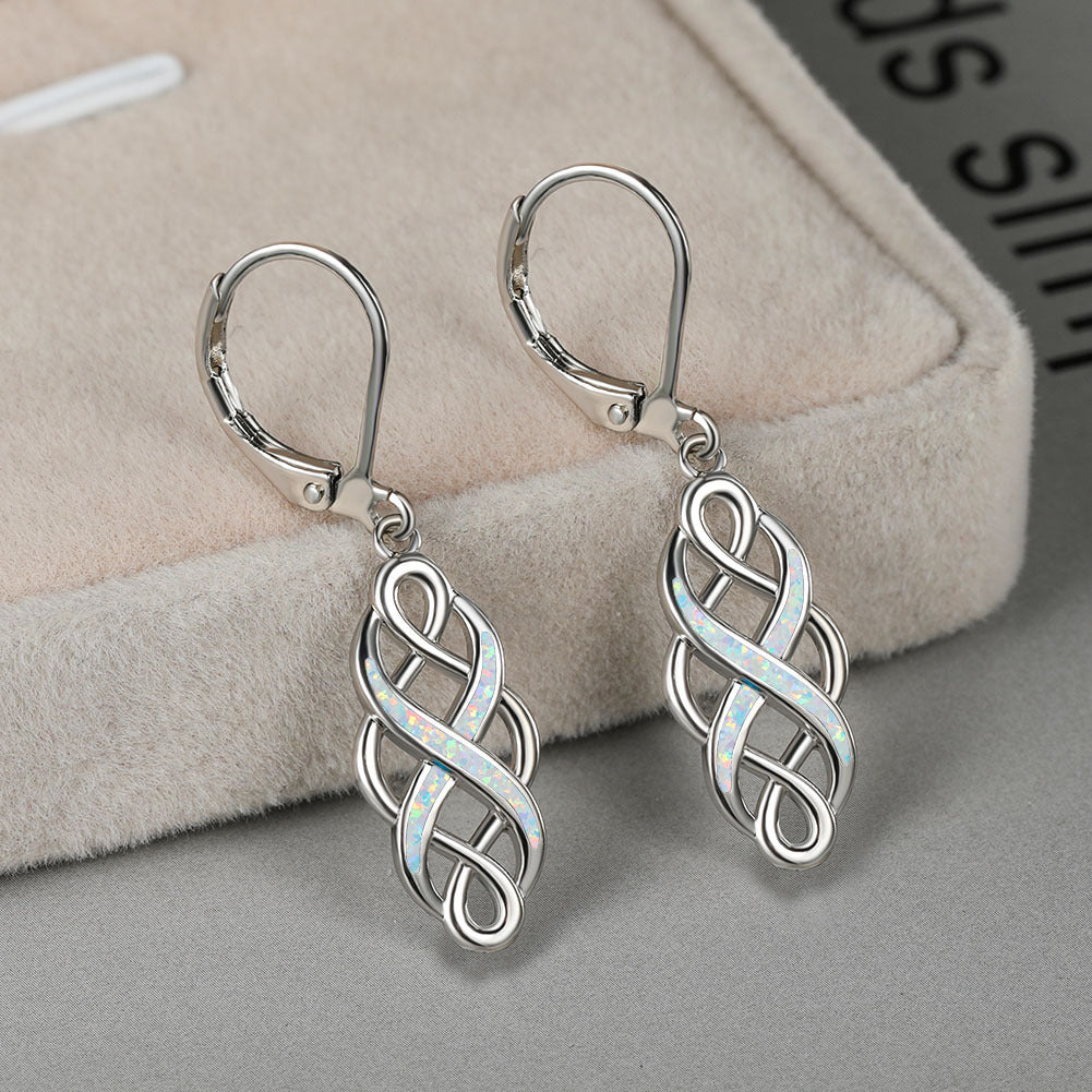 Wholesale Woven Ethnic Wind Alloy Earrings